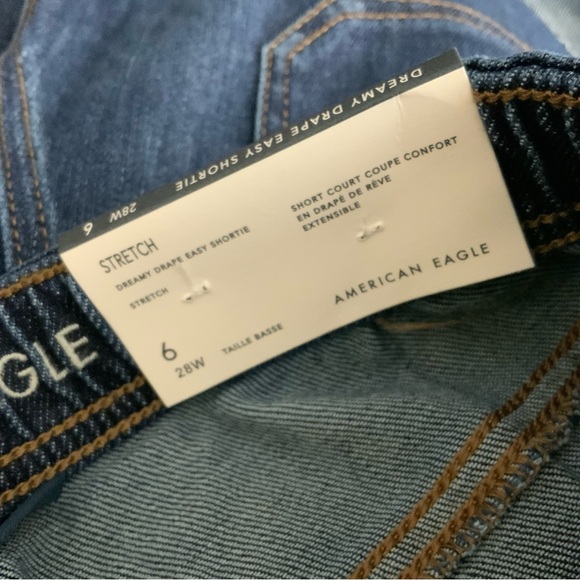 American Eagle Dream Drape Easy Shortie. Low Rise Stretch. 28W Size 6. (NWT). - Picture 7 of 8
